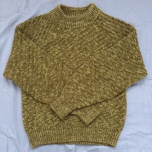 Universal Thread Women's Heathered Brown Turtleneck Sweater